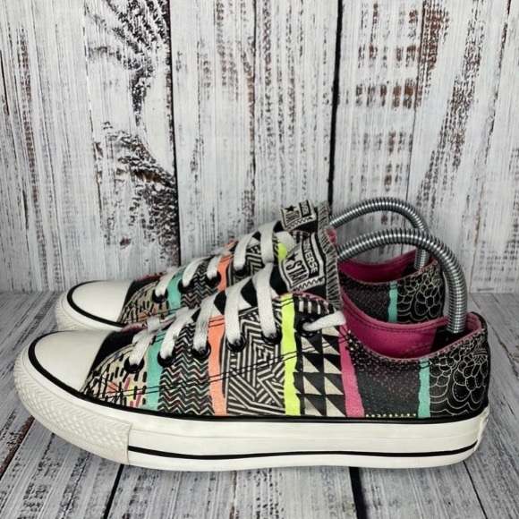 Converse Shoes - Converse All Star Neon Tribal Print Sneakers Retired Print